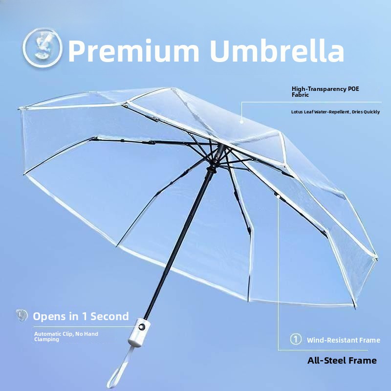 투명 휴대용 접이식 사진 촬영용 여성용 강화 대형 자동 - Photography Umbrella 리뷰 및 가격
